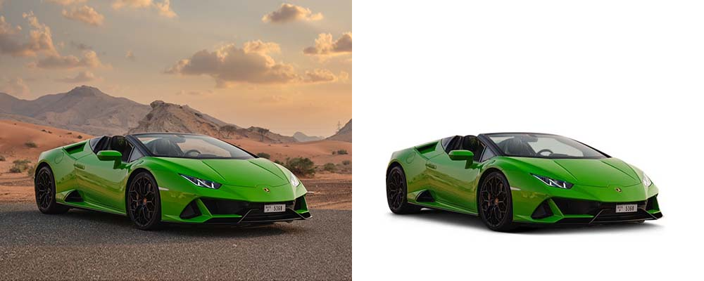 car photo editing services