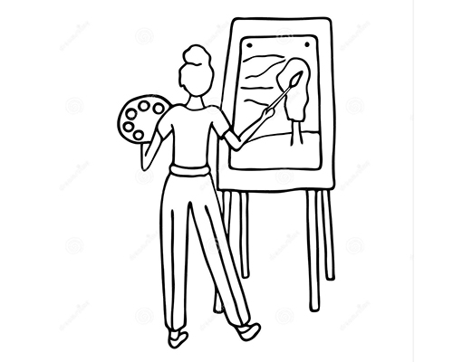 hollow clipping path