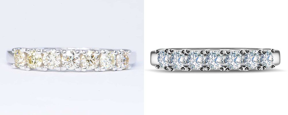 jewelry color retouching